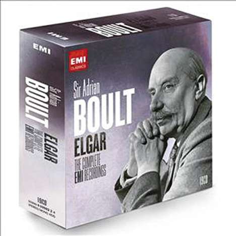 Edward Elgar (1857-1934): Adrian Boult dirigiert Elgar - The Complete EMI Recordings, 19 CDs