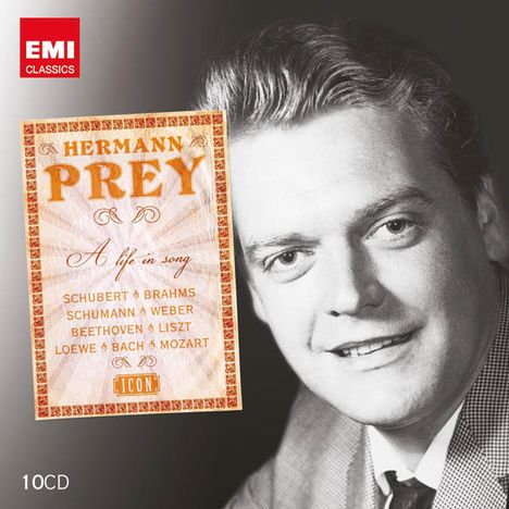 Hermann Prey - A Life in Song (Icon Series), 10 CDs