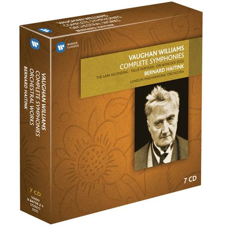 Ralph Vaughan Williams (1872-1958): Symphonien Nr.1-9, 7 CDs