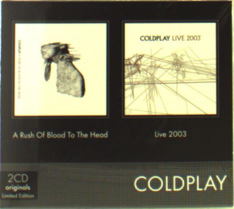 Coldplay: A Rush Of Blood To The Head / Live 2003 (2 CD + DVD), 2 CDs und 1 DVD