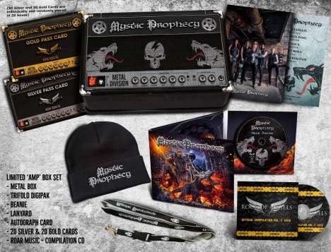 Mystic Prophecy: Metal Division (Boxset), 2 CDs und 2 Merchandise