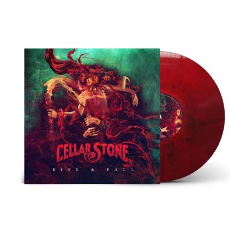 Cellar Stone: Rise &amp; Fall (Limited Edition) (Rose Red/Black Marbled Vinyl), LP