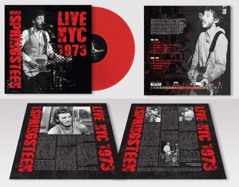 Bruce Springsteen: Live NYC 1973 (180g) (Limited-Numbered-Edition) (Red Vinyl), LP