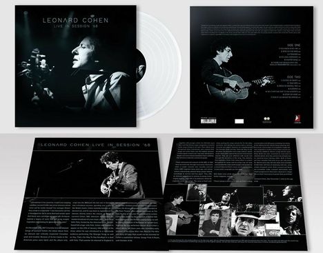 Leonard Cohen (1934-2016): Live In Session '68 (180g) (Limited Numbered Edition) (White Vinyl), LP
