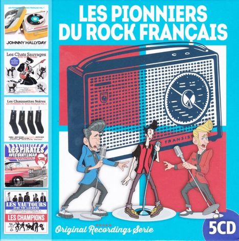 Les Pionniers Du Rock Francaise, 5 CDs