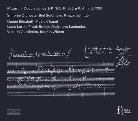 Wolfgang Amadeus Mozart (1756-1791): Konzert für Violine, Klavier &amp; Orchester D-dur KV Anh.56, CD