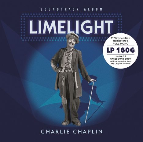 Charles (Charlie) Chaplin (1889-1977): Filmmusik: Limelight (O.S.T.) (remastered) (180g) (Limited Deluxe Edition) (mono), LP