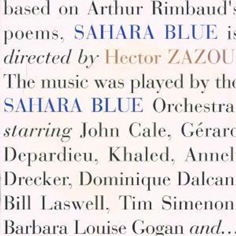 Hector Zazou &amp; Swara: Sahara Blue, CD