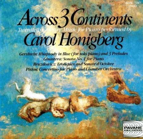 Carol Honigberg - Across 3 Continents, CD