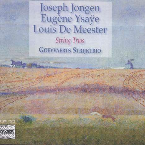 Joseph Jongen (1873-1953): Streichtrio op.135, CD