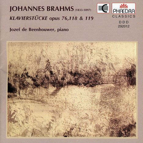 Johannes Brahms (1833-1897): Klavierstücke opp.76,118,119, CD