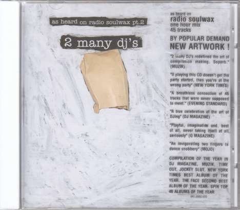 2 Many DJ's ( Soulwax ): As Heard On Radio Soulwax Pt.2, CD