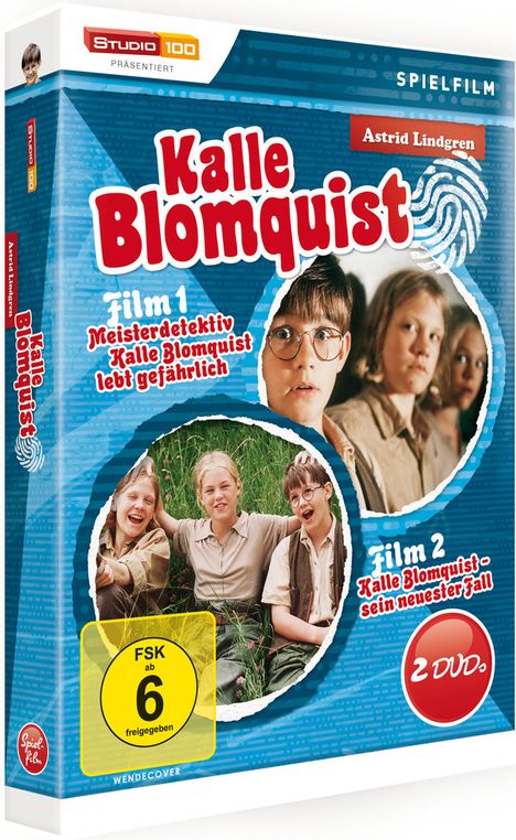 Kalle Blomquist lebt gefährlich / Kalle Blomquist und sein neuester Fall, 2 DVDs