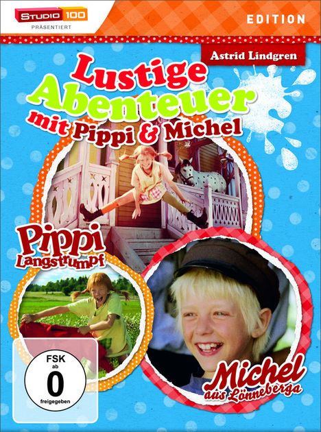Lustige Abenteuer mit Pippi &amp; Michel, DVD