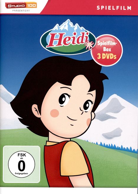 Heidi Spielfilm-Box, 3 DVDs