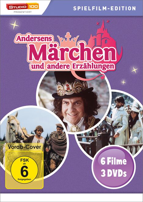 Andersens Märchen und andere Erzählungen (6 Filme auf 3 DVDs), 3 DVDs