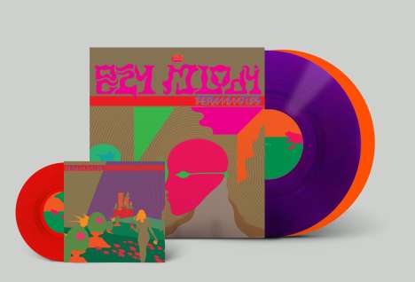 The Flaming Lips: Oczy Mlody (Limited-Edition) (Purple &amp; Orange Vinyl), 2 LPs und 1 Single 7"