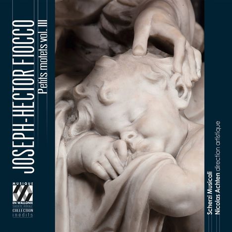 "JOSEPH-HECTOR FIOCCO, Petits motets vol. III". Skulptur einer zarten Berührung zwischen zwei Figuren.