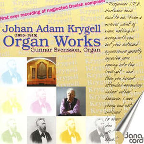 Johan Adam Krygell (1835-1915): Orgelwerke, CD