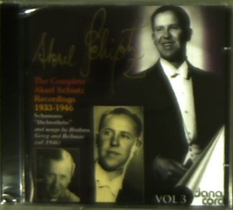 Aksel Schiötz - Complete Recordings Vol.3, CD