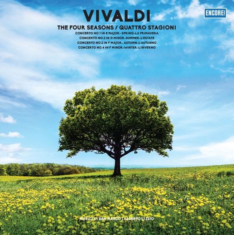 Antonio Vivaldi (1678-1741): Concerti op.8 Nr.1-4 "4 Jahreszeiten" (180g), LP