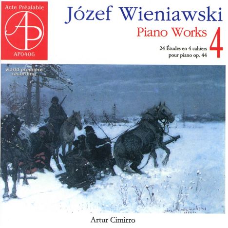 Josef Wieniawski (1837-1912): Klavierwerke Vol.4, CD