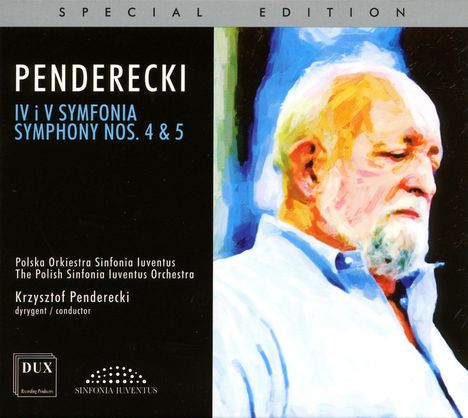 Krzysztof Penderecki (1933-2020): Symphonien Nr.4 "Adagio" &amp; Nr.5 "Korean", CD