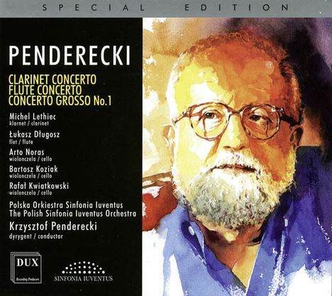 Krzysztof Penderecki (1933-2020): Klarinettenkonzert (1984, nach dem Violakonzert, 1983), CD