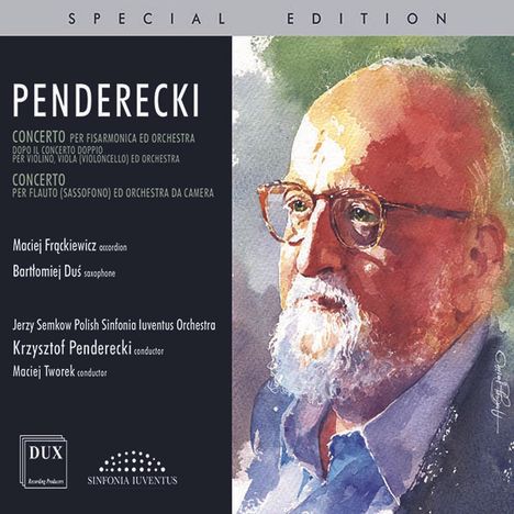 Krzysztof Penderecki (1933-2020): Akkordeonkonzert (nach dem Konzert für Violine,Viola &amp; Orchester), CD