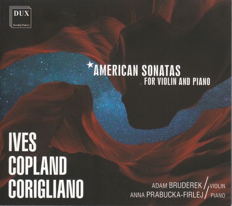 Adam Bruderek &amp; Anna Prabucka-Firlej - American Sonatas for Violine &amp; Piano, CD