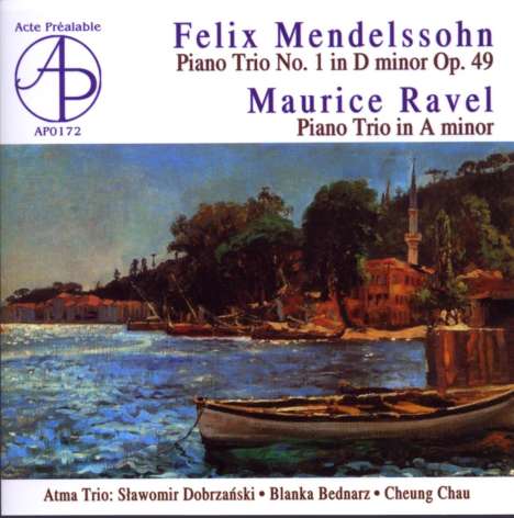 Felix Mendelssohn Bartholdy (1809-1847): Klaviertrio Nr.1, CD