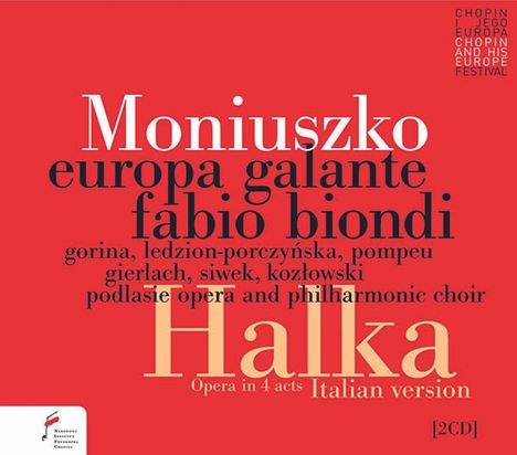 Stanislaw Moniuszko (1819-1872): Halka (Italienische Version), 2 CDs