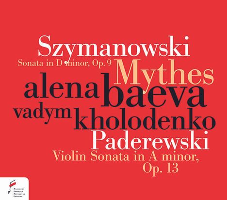 Alena Baeva - Szymanowski / Paderewski, CD