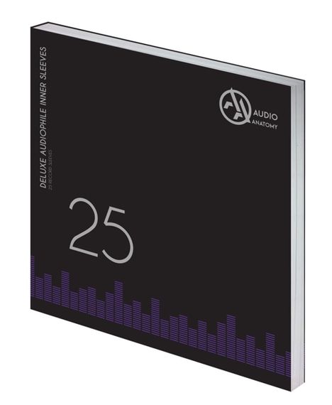 25x 12" Deluxe Audiophile Antistatic Inner Sleeves (White), Zubehör
