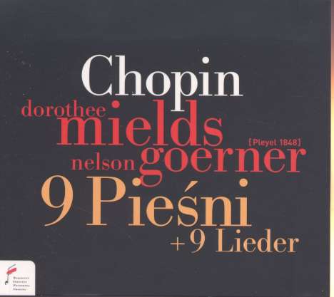 Frederic Chopin (1810-1849): 9 Lieder, CD