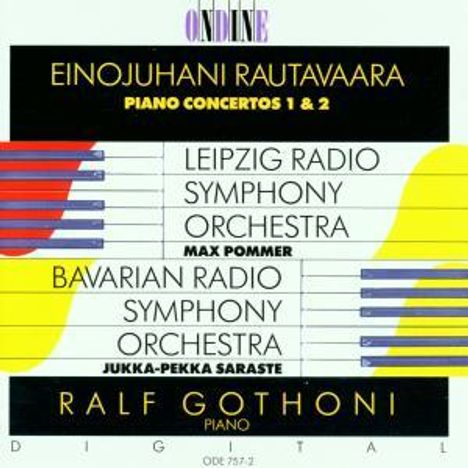 Einojuhani Rautavaara (1928-2016): Klavierkonzerte Nr.1 &amp; 2, CD