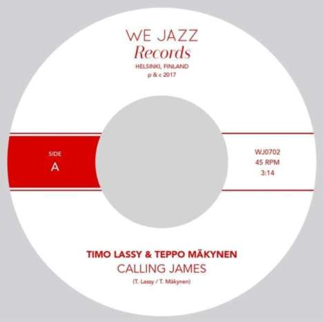 Timo Lassy &amp; Teppo Mäkynen: Calling James/Yanki, Single 7"
