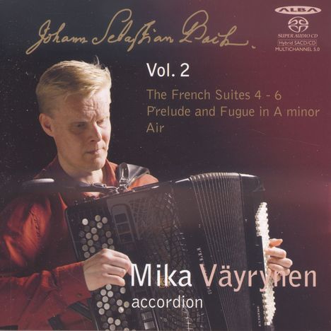 Mika Väyrynen - Johann Sebastian Bach Vol.2, Super Audio CD