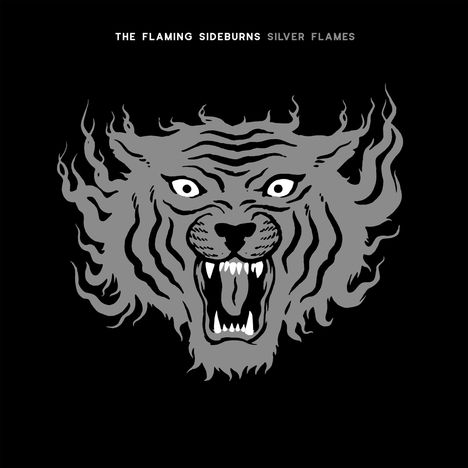 The Flaming Sideburns: Silver Flames (Black Vinyl), LP