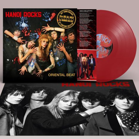 Hanoi Rocks: Oriental Beat (40th Anniversary) (Limited Edition) (Blood Red Vinyl), LP