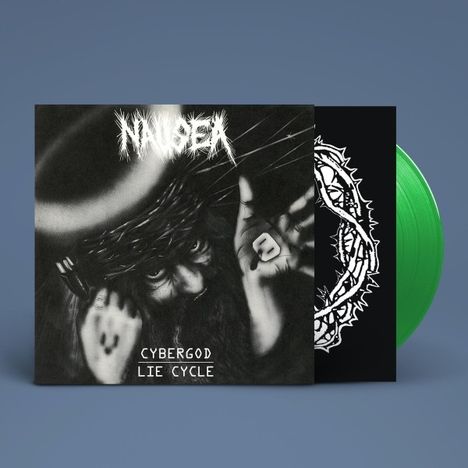 Nausea: Cybergod / Lie Cycle (Limited Edition) (Transparent Green Vinyl), LP