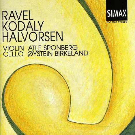 Maurice Ravel (1875-1937): Sonate für Violine &amp; Cello, CD