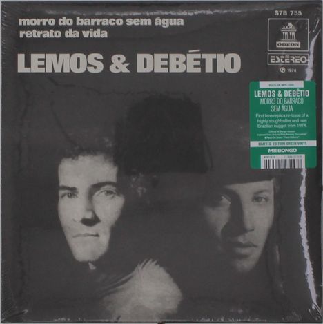Lemos &amp; Debetio: Morro Do Barraco Sem Agua (Limited Edition) (Green Vinyl), Single 7"