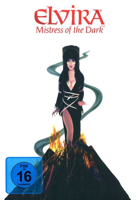 Elvira - Mistress of the Dark (Blu-ray &amp; DVD im Mediabook), 1 Blu-ray Disc und 1 DVD