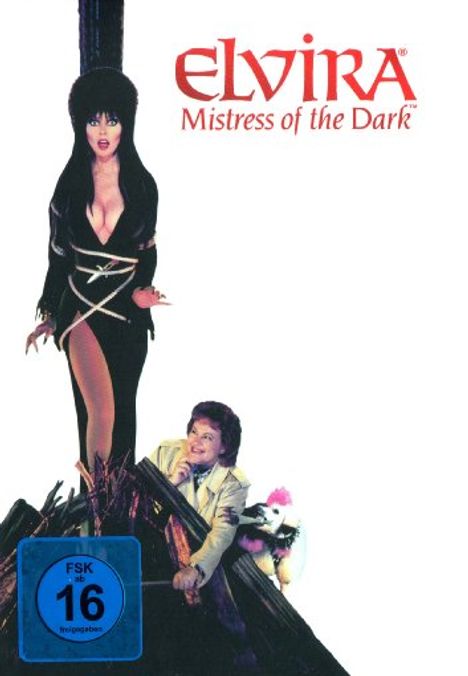 Elvira - Mistress of the Dark (Blu-ray &amp; DVD im Mediabook), 1 Blu-ray Disc und 1 DVD