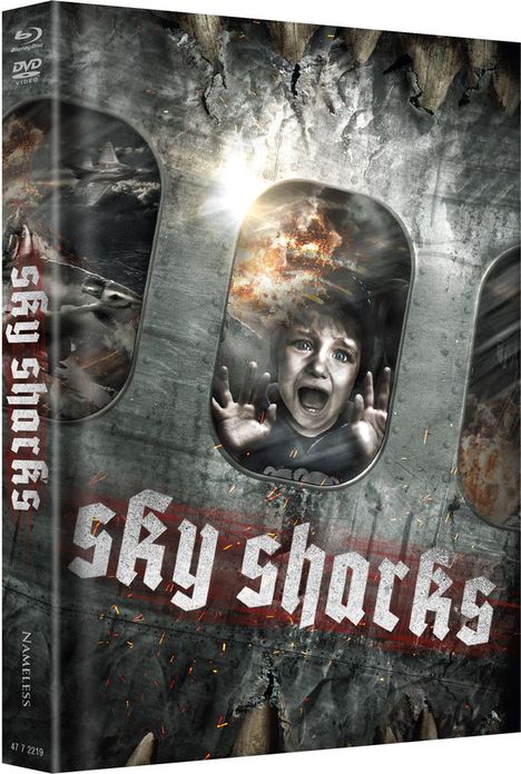 Sky Sharks (Blu-ray &amp; DVD im Mediabook), 1 Blu-ray Disc und 1 DVD