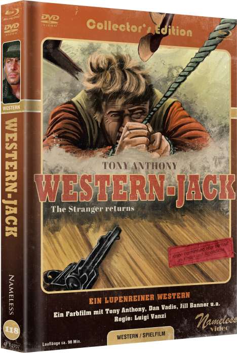 Western Jack (Blu-ray &amp; DVD im Mediabook), 1 Blu-ray Disc und 1 DVD