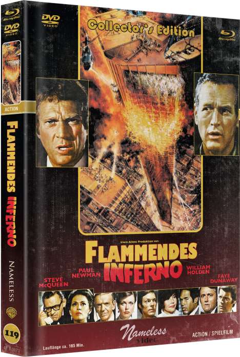 Flammendes Inferno (Blu-ray &amp; DVD im Mediabook), 1 Blu-ray Disc und 1 DVD