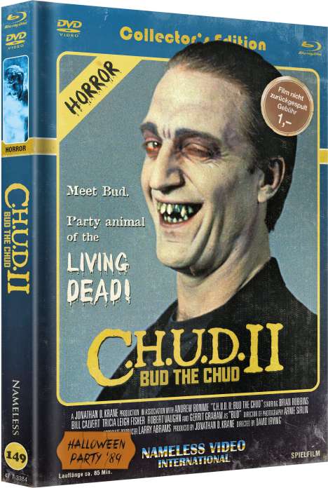 Chud 2 (Blu-ray &amp; DVD im Mediabook), 1 Blu-ray Disc und 1 DVD
