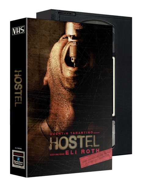 Hostel (Limited VHS Edition) (Blu-ray &amp; DVD), 2 Blu-ray Discs und 2 DVDs